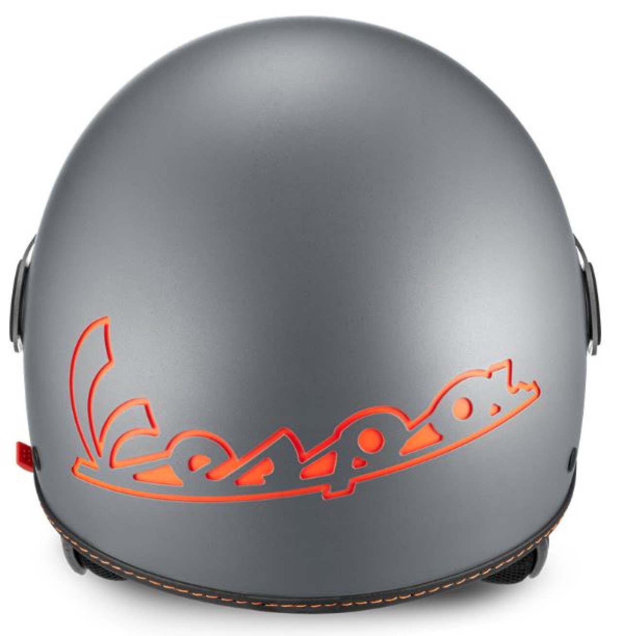 Casco Vespa jet, Vespa Visor LangHe, gris/titanio (707/C)