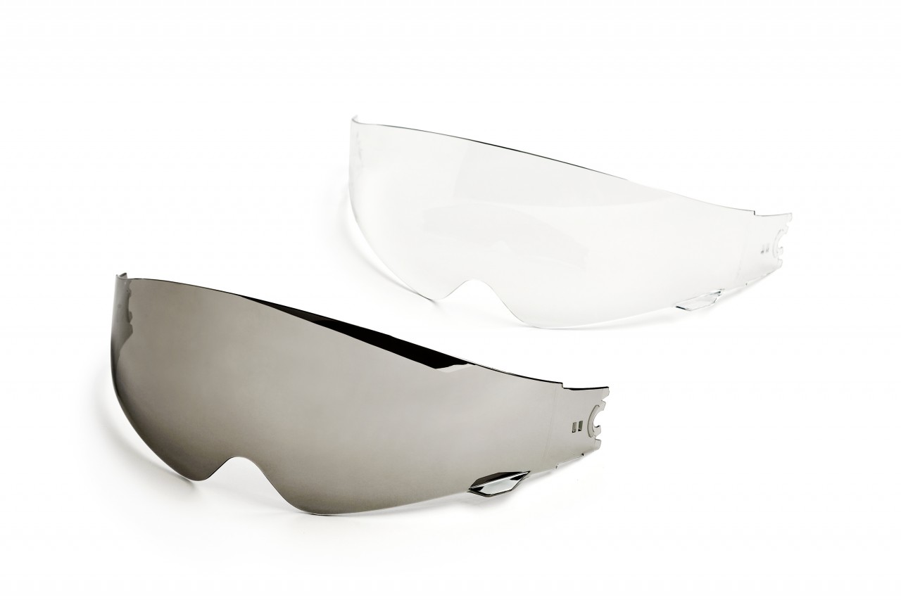 Visera interior Helmo Milano, tintada (85 %), resistente a los arañazos, antivaho; todos los modelos incluyen visera interior deslizante