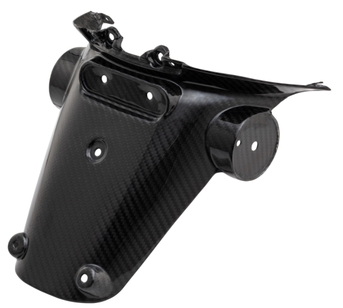 Soporte de matrícula para Vespa Primavera/Sprint 50-150cc, Carbono