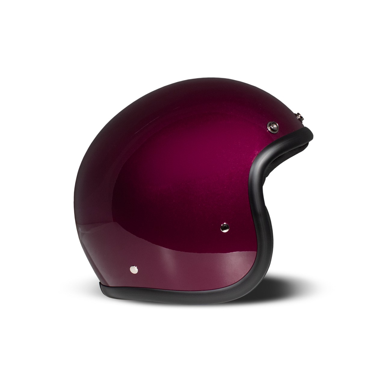 Casco abierto DMD Retro, violeta, brillante, Purple, fibra de vidrio, ECE 22.06