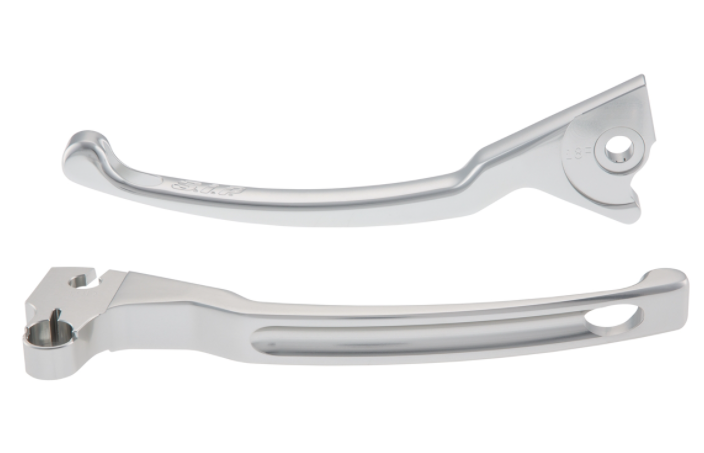 Juego palanca freno sport izquierda/derecha para Vespa LX/LXV/S/Primavera/Sprint 50-150cc, plata