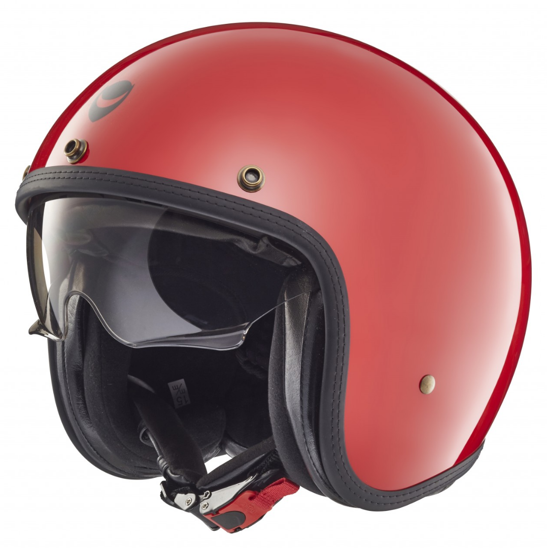 Casco Helmo Milano Jet, Audace, rojo