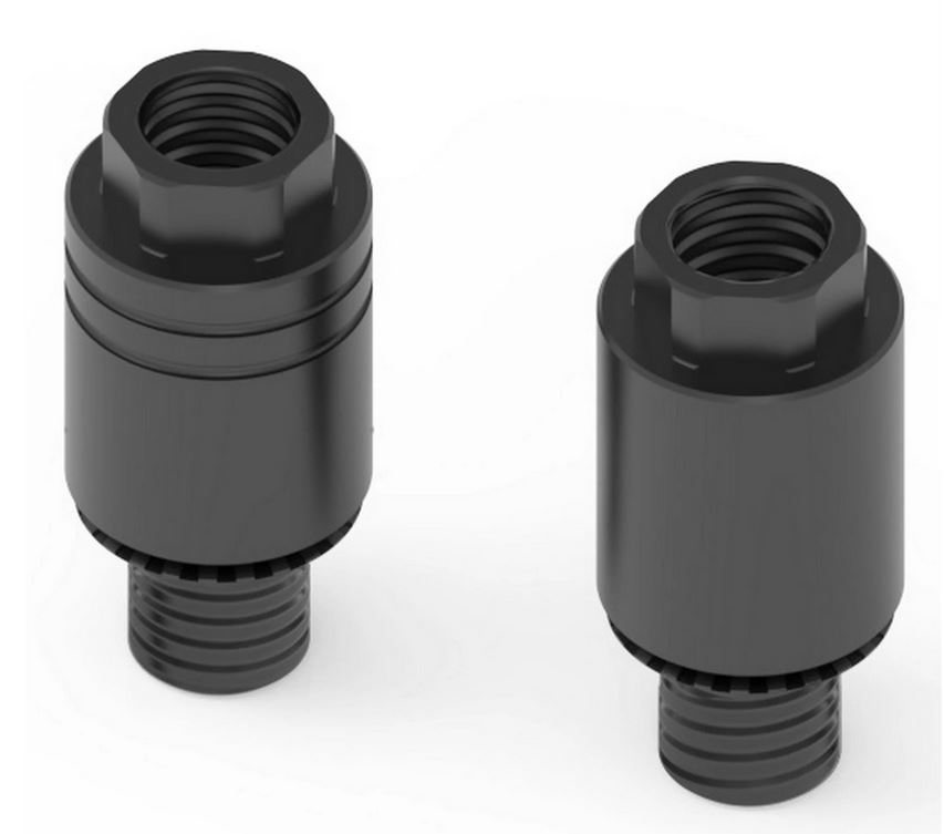 Adaptador de espejo RIZOMA para Vespa GTS/GTS Super ('14-'18), negro