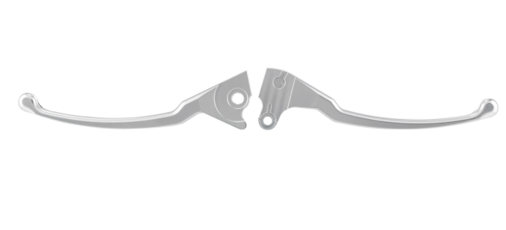 Juego palanca freno sport izquierda/derecha para Vespa LX/LXV/S/Primavera/Sprint 50-150cc, plata