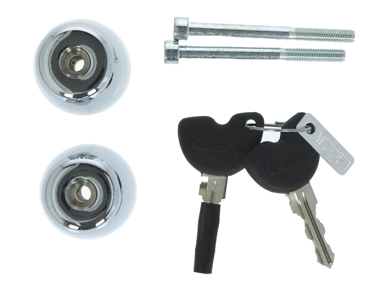 Baúl original de 36 l en gris mate 707/C para Vespa GTS 125/310 y GTV 310