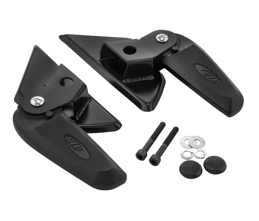 Estriberas derecha e izquierda para Vespa LX /LXV /S 50-150cc, negro/negro