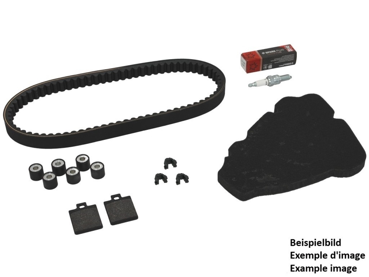 Kit de inspección Plus con pastillas de freno Piaggio Zip 50 RST/Fastrider 1998 - NF ProKit
