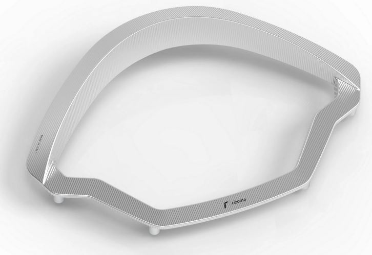 Anillo decorativo velocímetro RIZOMA para Vespa GTS/GTS Super 125-300cc (`23-), plata