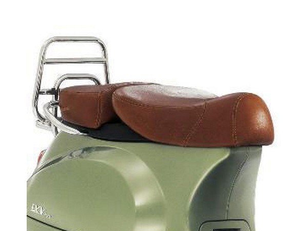 Asiento de cuero auténtico Vespa de 2 plazas para LX 50-150cc Touring, ET2/ET4 /LX/LXV/S 50-150ccm-