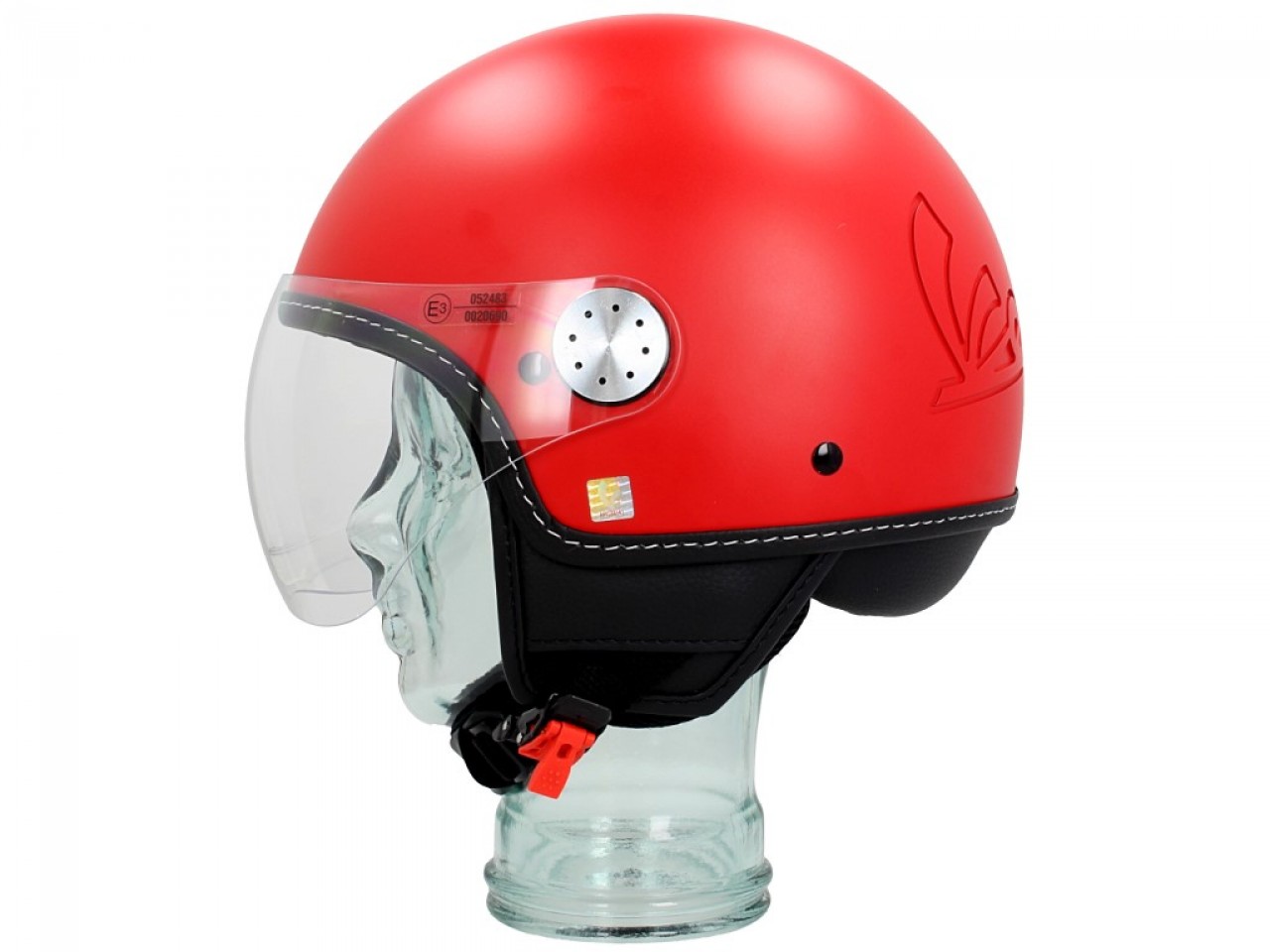 Visor de casco Vespa Jet 3.0 rojo profondo