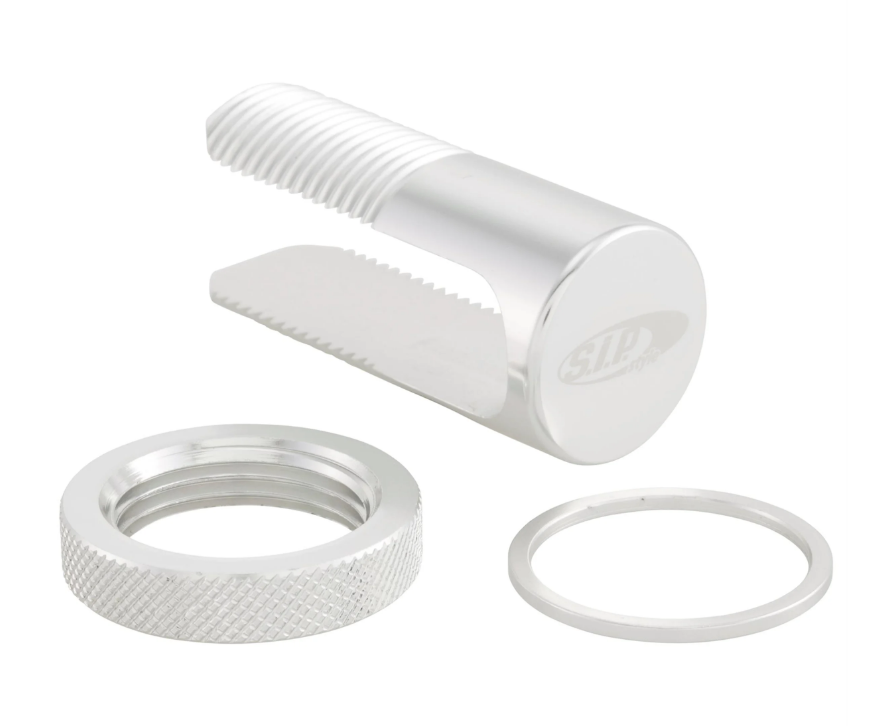 Pinza portaequipajes para Vespa, aluminio, plata