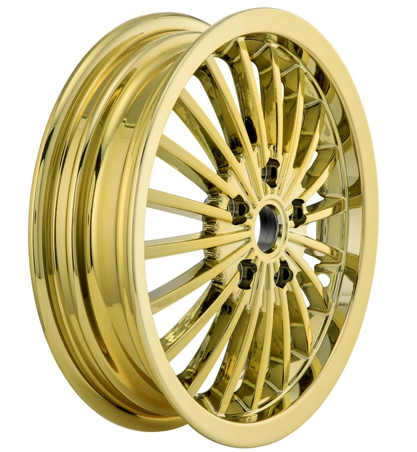 Llanta delantera/trasera para Vespa GTS/GTS Super/GTV/GT 60/GT/GT L 125-300cc, oro