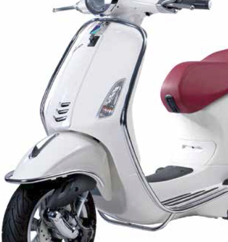 Barra de choque delantera Vespa Primavera / Sprint / Elettrica - cromada