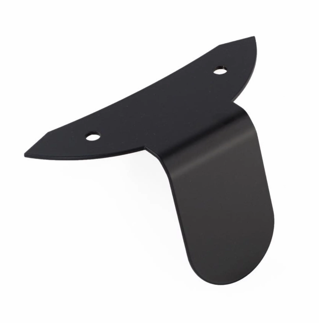 Soporte Pickerl para etiqueta de inspección austriaca para Vespa GTS/GTS Super/GTV/GT, negro brillante