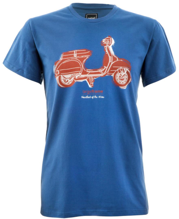Camiseta "PX - Heartbeat of the 80's", hombre azul