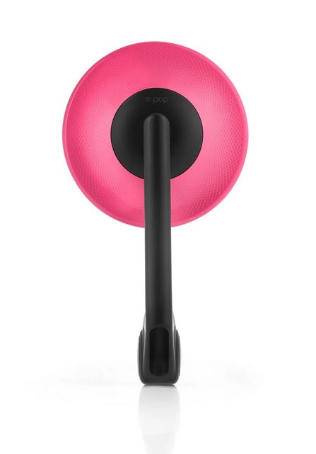 Espejo de manillar RIZOMA E-POP izquierda o derecha para Vespa, negro/rosa