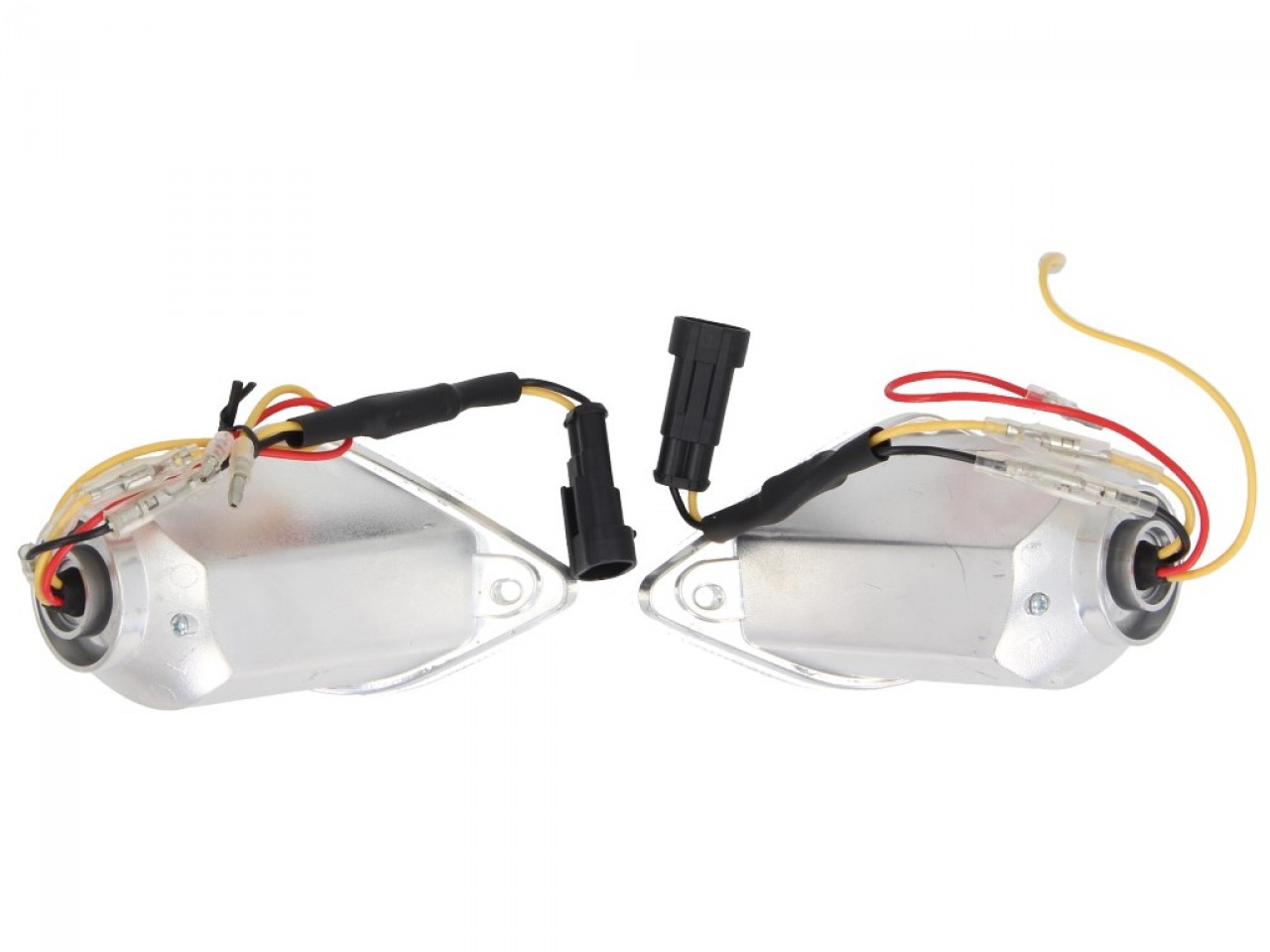 Juego de indicadores LED traseros, transparentes para Vespa GT, GTL, GTV, GTS 125-300 (2014-2018)