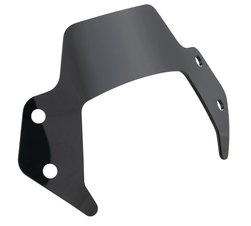 Parabrisas sin soporte negro tintado para Vespa Sprint 50-150cc 2T/4T