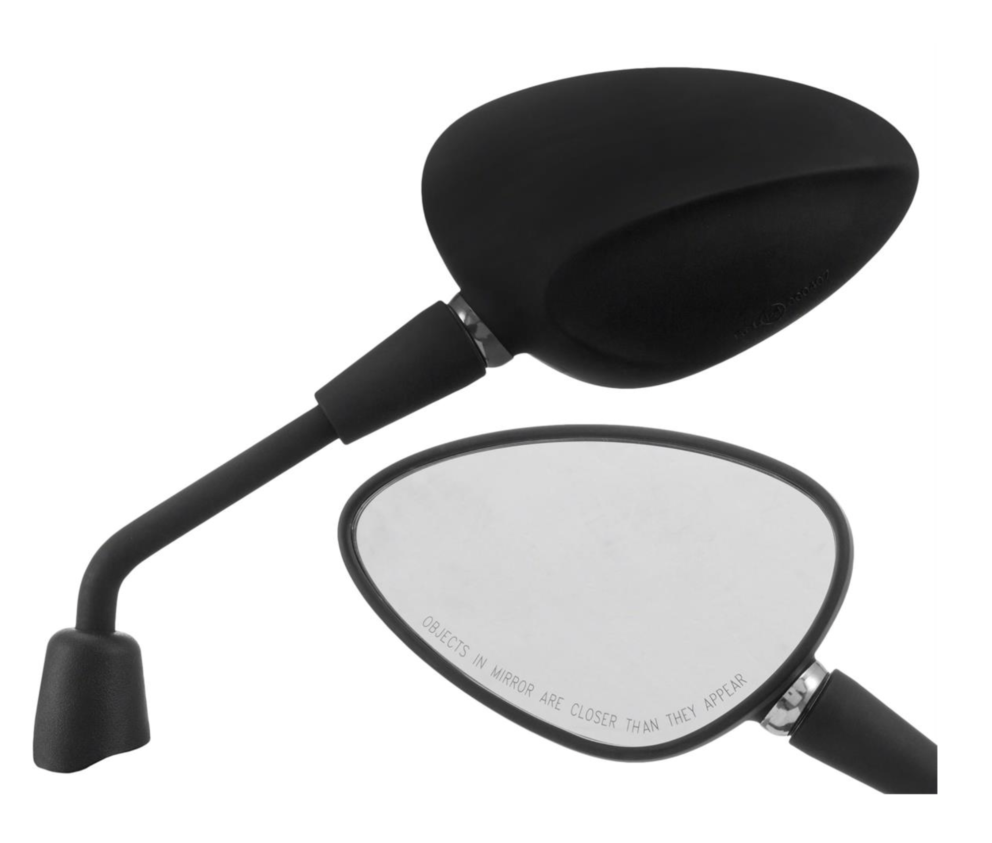 Espejo Shorty negro mate derecho e izquierdo para Vespa Sprint 50-150ccm 2T/4T