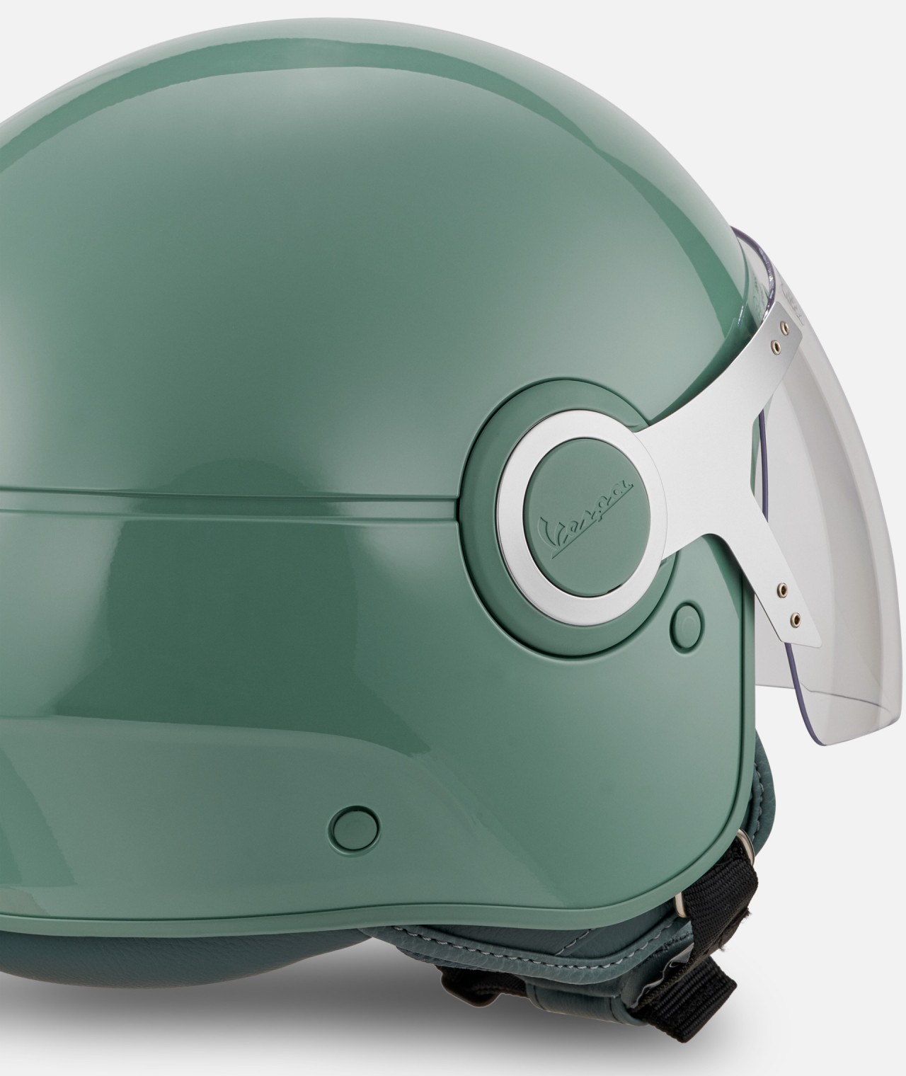 Casco Vespa jet, Vespa Argentario, gris