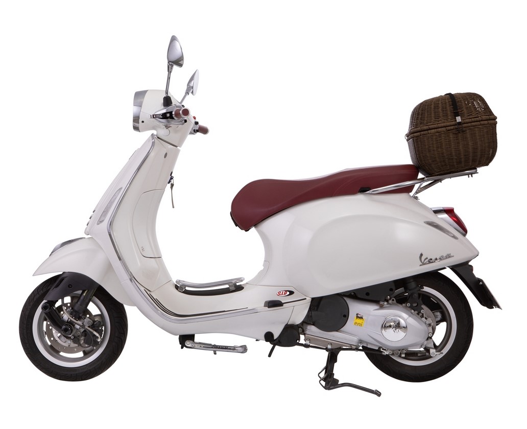 Kit de portaequipajes Classic para Vespa GTS/GTV/GT60 125-300cc, marrón oscuro