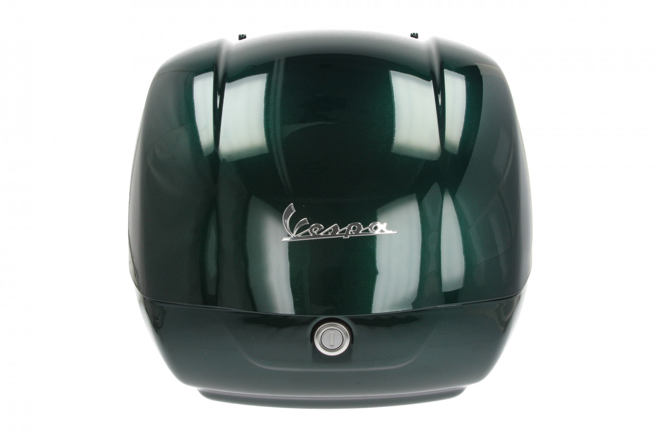 Baúl para Vespa GTS Racing Sixties - verde, verde metalizado 349/A, 37 l
