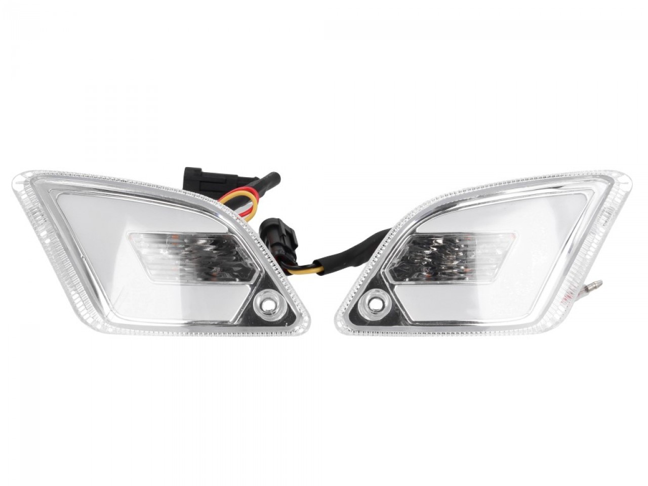Juego de indicadores LED traseros, transparentes para Vespa GT, GTL, GTV, GTS 125-300 (2014-2018)