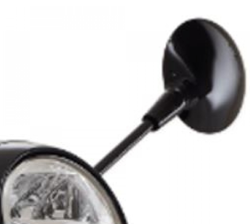 Espejo izquierdo, negro para Vespa GTS Super Tech HPE