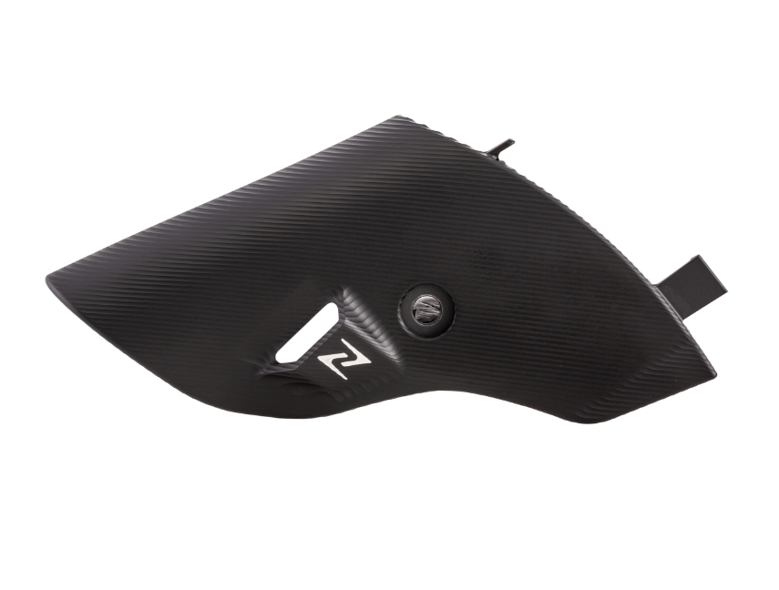 Carenado de horquilla ZELIONI para Vespa Primavera/Sprint/Elettrica 50-150ccm, negro anodizado