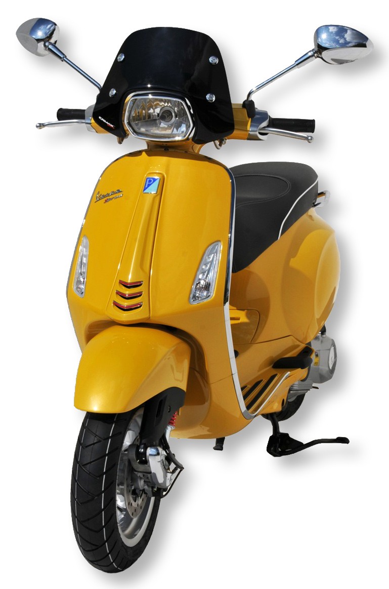 Parabrisas Ermax Piccolo para Vespa Sprint - negro
