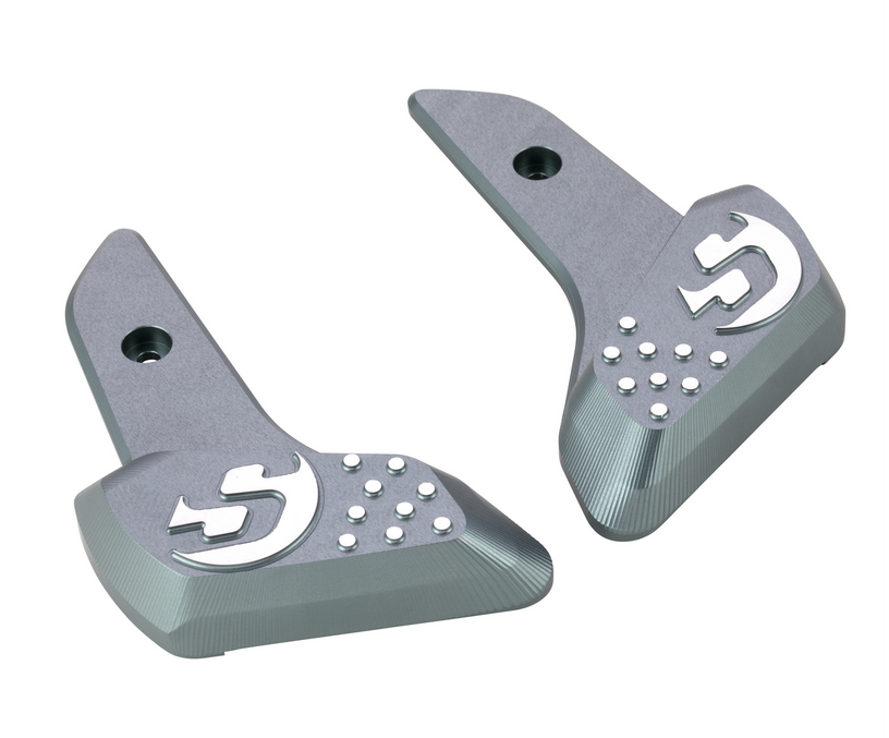 Estriberas derecha e izquierda para Vespa Primavera /Sprint 50-150cc 2T/4T AC, gris mate