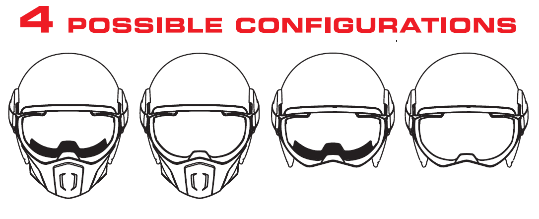 Casco Caberg Ghost, verde mate