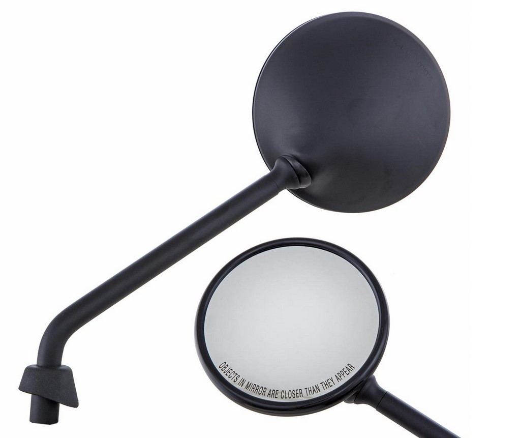 Espejo para Vespa LX/LXV/S/GTS/GTS Super/GTV/GT 60/GT/GT L 50-300cc, negro mate, izquierda