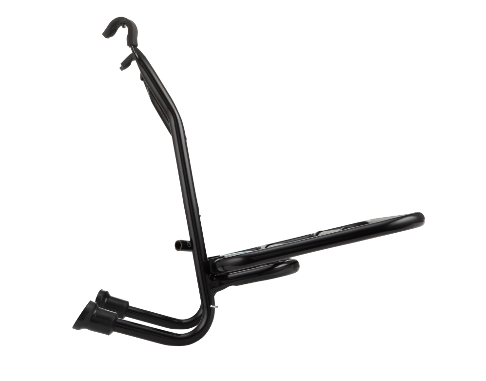 Portaequipajes delantero para Vespa PX 80-200cc, plegable, negro