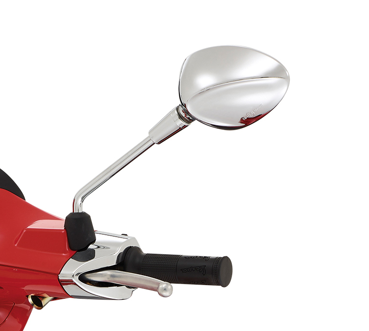 Espejo izquierdo cromado para Vespa Sprint 50-150ccm 2T/4T