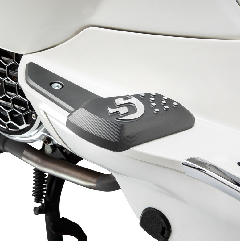 Estriberas derecha e izquierda para Vespa Primavera /Sprint 50-150cc 2T/4T AC, gris mate