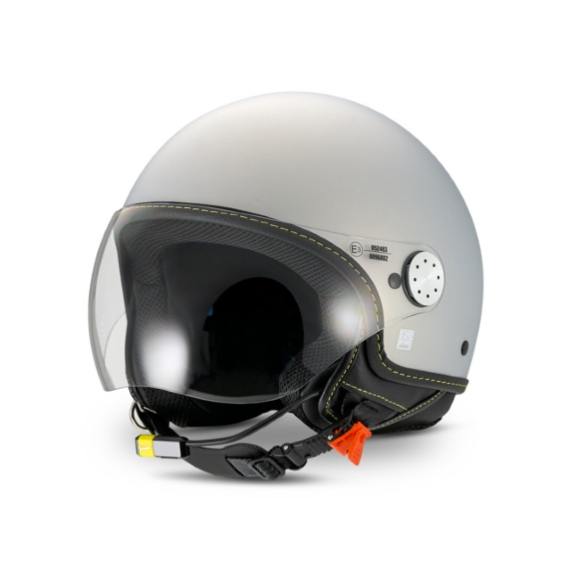 Visera Casco Vespa Jet 4.0 Grigio Entusiasta Matt - Bluetooth