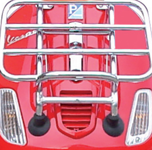 Portaequipajes delantero plegable cromado Vespa S