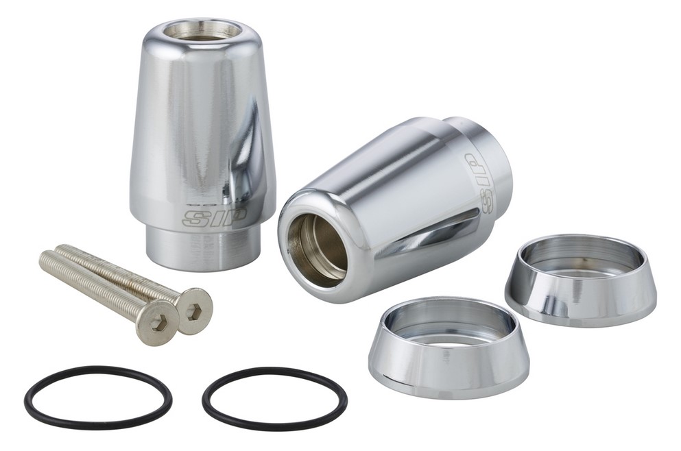 Contrapesos de manillar para Vespa GTS/GTS Super/GTV/GT 60/GT/GT L 125-300cc, cromados