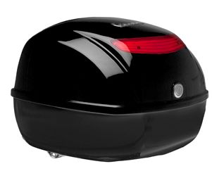 Topcase original para Vespa S / PX - negro brillante 094