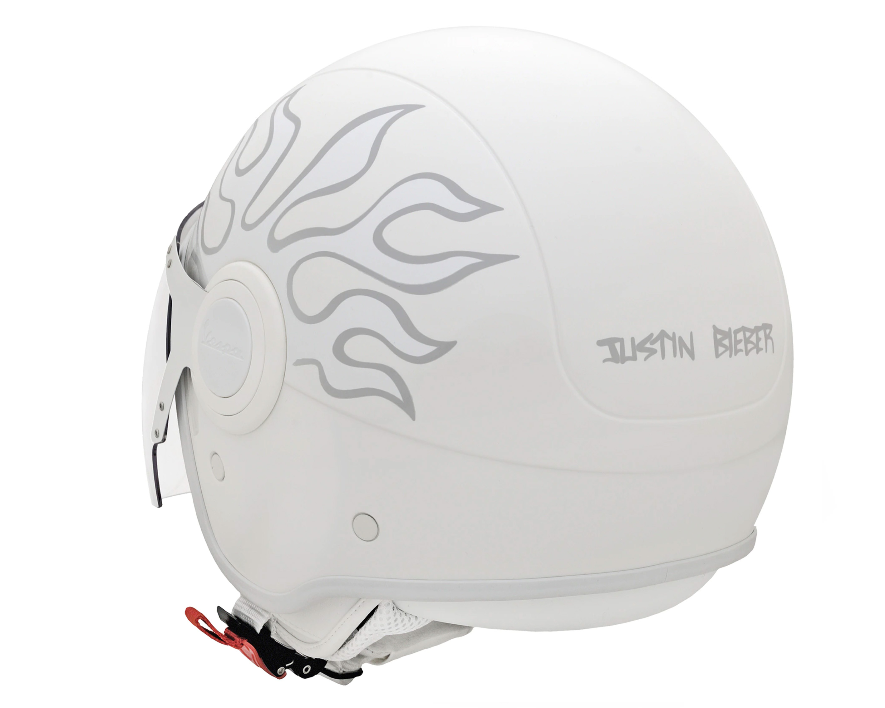 Casco Vespa VJ Justin Bieber - blanco