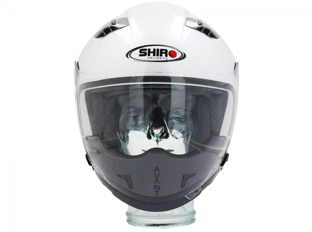 Casco modular Shiro, SH414, system, blanco