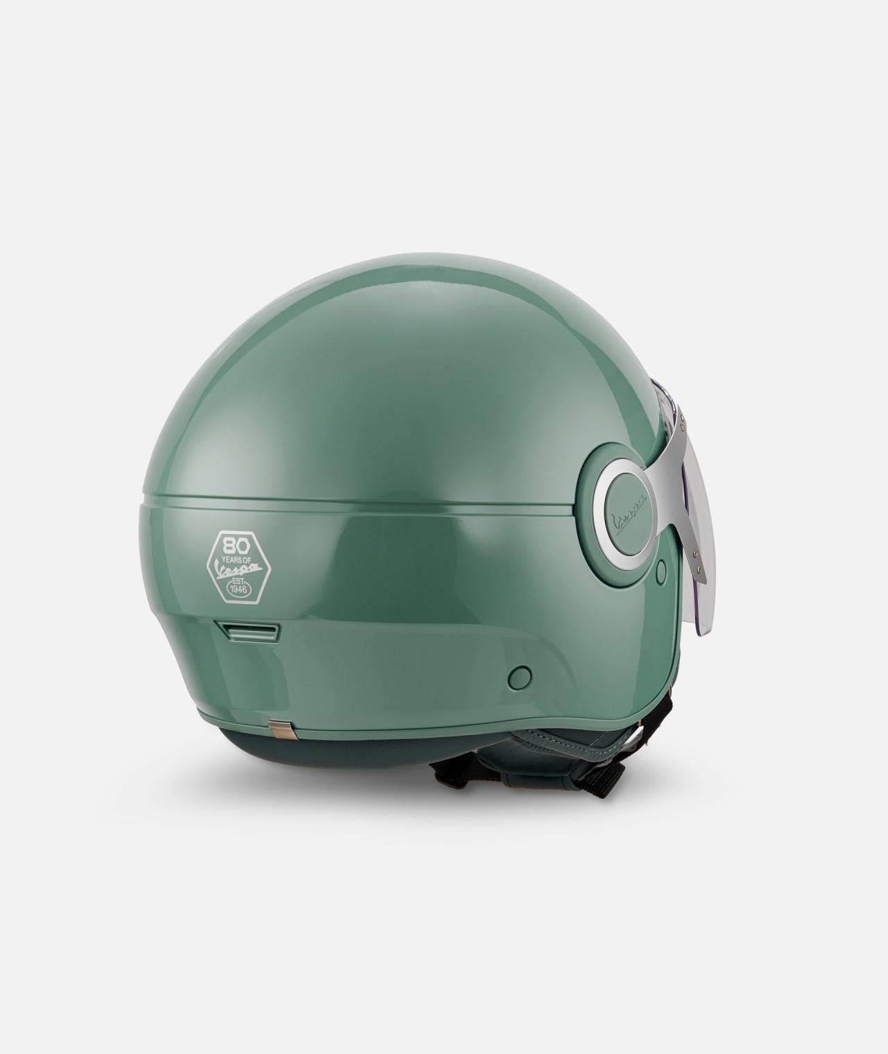 Casco Vespa jet, Vespa Argentario, gris