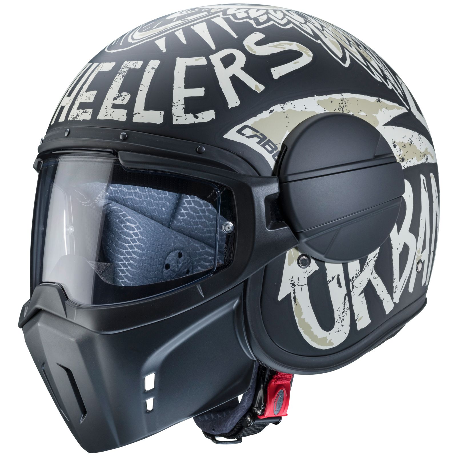Casco Caberg Ghost Nuke, negro mate/gris