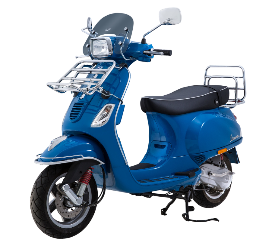 Guardabarros parachoques delantero para Vespa LX/LXV 50-150cc, cromado