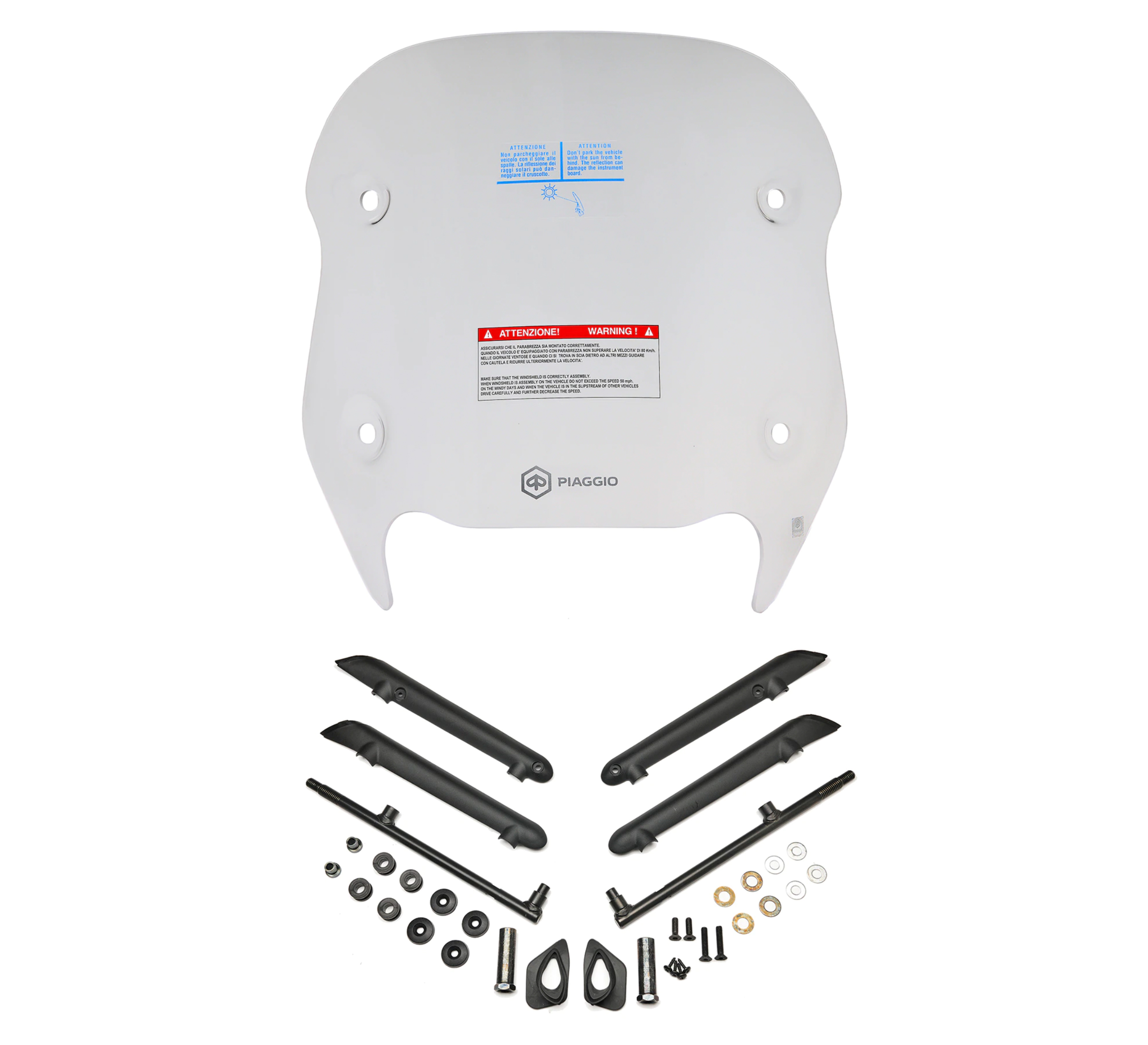 Cúpula transparente para Beverly HPE Original Piaggio