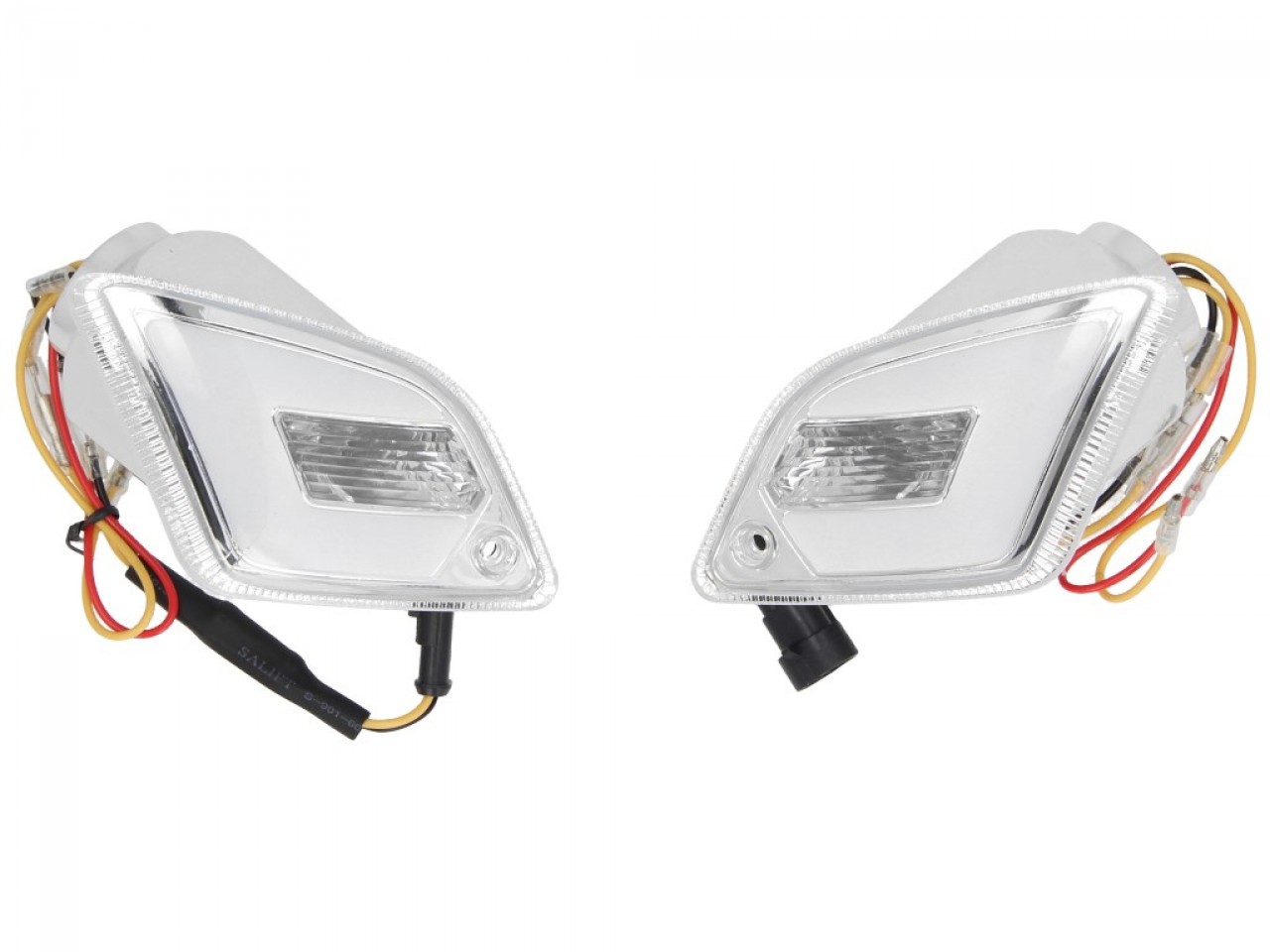 Juego de indicadores LED traseros, transparentes para Vespa GT, GTL, GTV, GTS 125-300 (2014-2018)