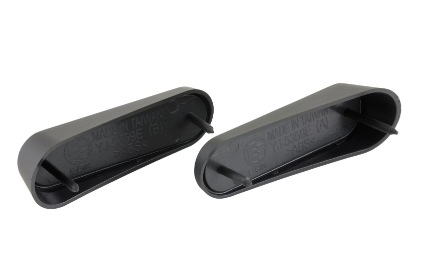 Soporte reflector lateral, trasero izquierdo y derecho para Vespa, negro mate