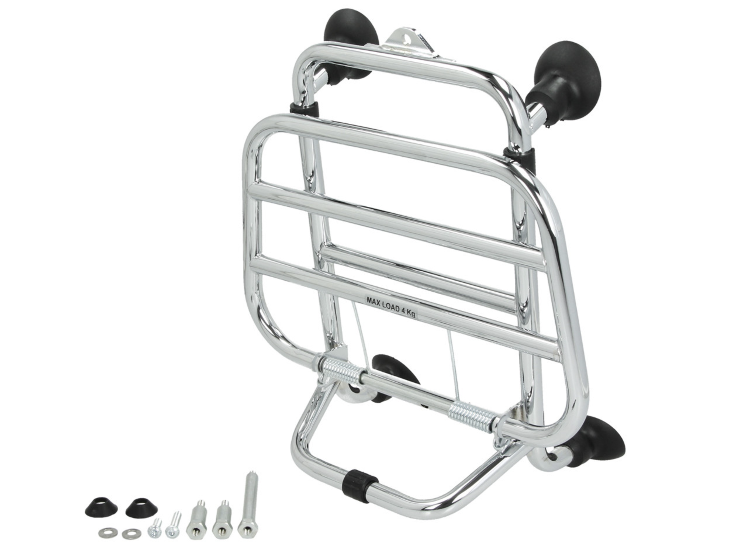 Portaequipajes plegable delantero cromado para Vespa GTS original Vespa