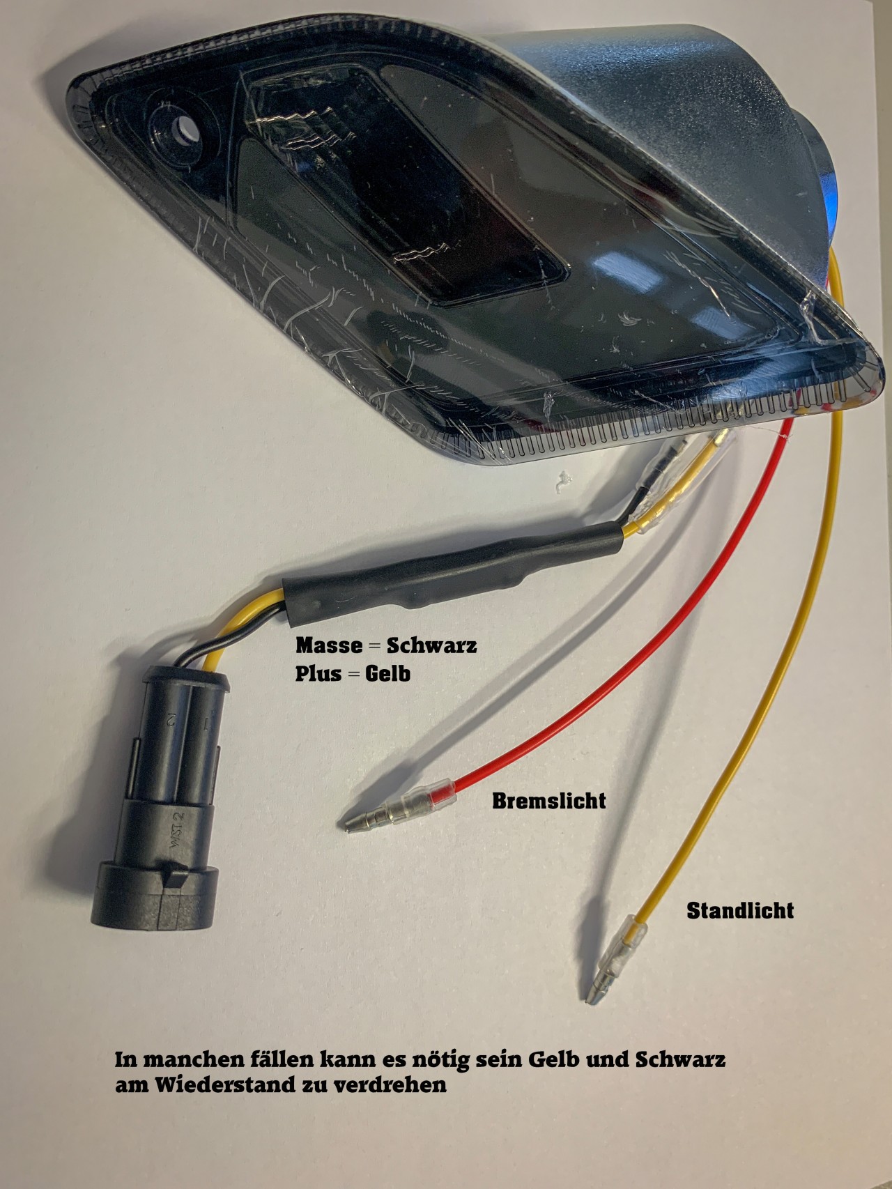 Juego de indicadores LED delanteros, transparentes para Vespa GT, GTL, GTV, GTS 125-300